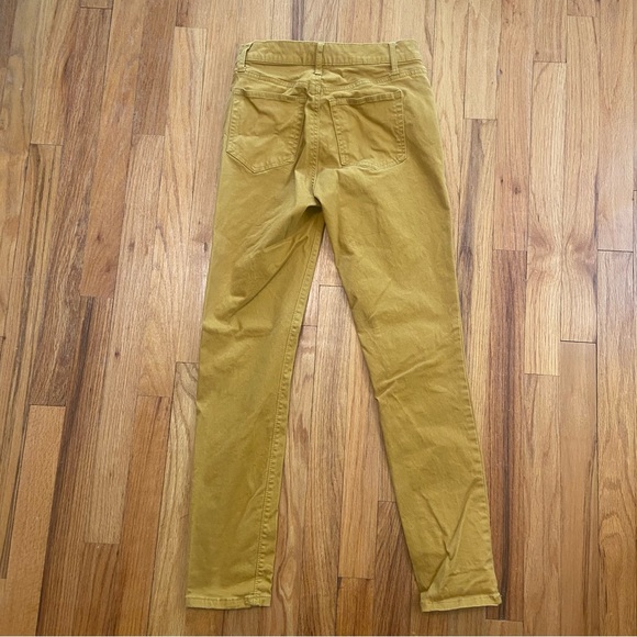 LOFT | Chino Yellow Straight Pants - Picture 4 of 5